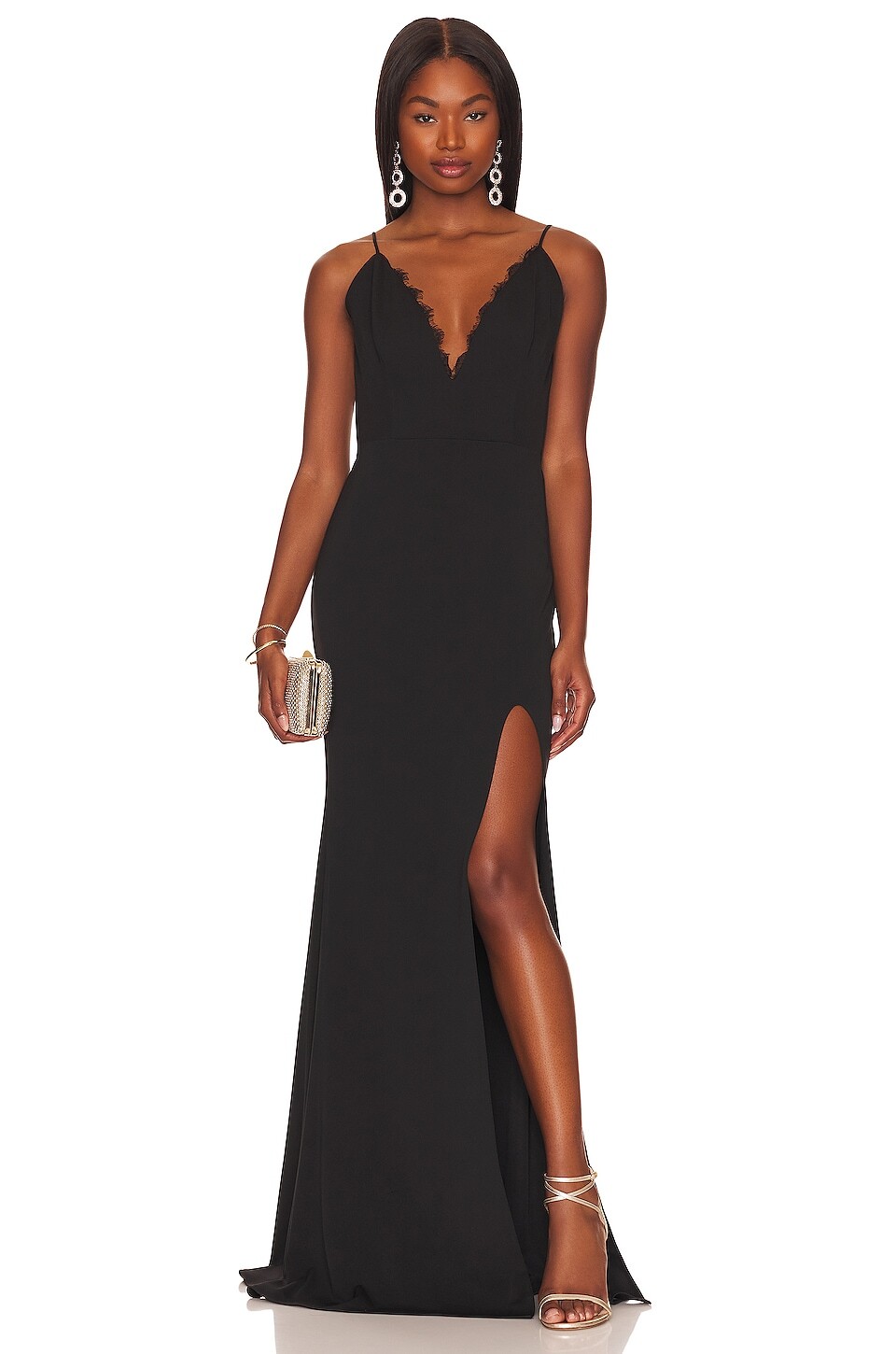 

Платье Katie May Saylor Gown, черный
