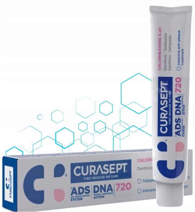 Ортодонтическая зубная паста с хлоргексидином CURASEPT ADS DNA 720 75 мл Inna marka — фото 2