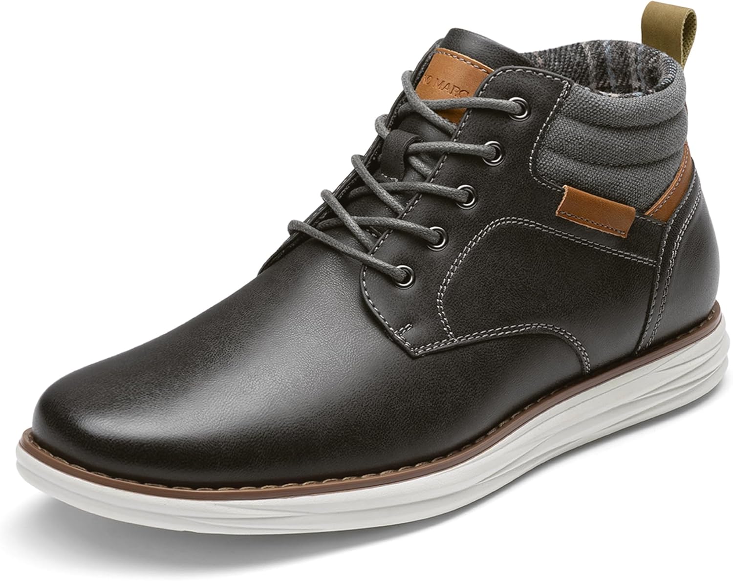 

Мужские полуботинки Bruno Marc Mid Top Chukka со шнуровкой, серый