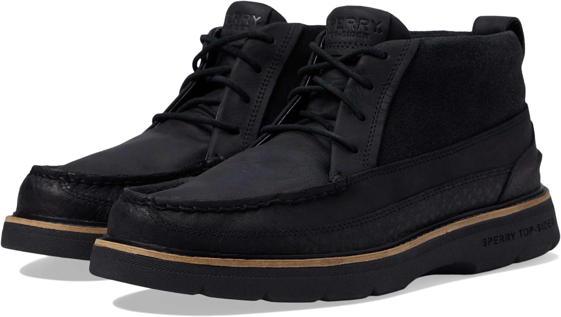 

Ботинки Sperry A/O Plushwave Lug Chukka, цвет Black 2