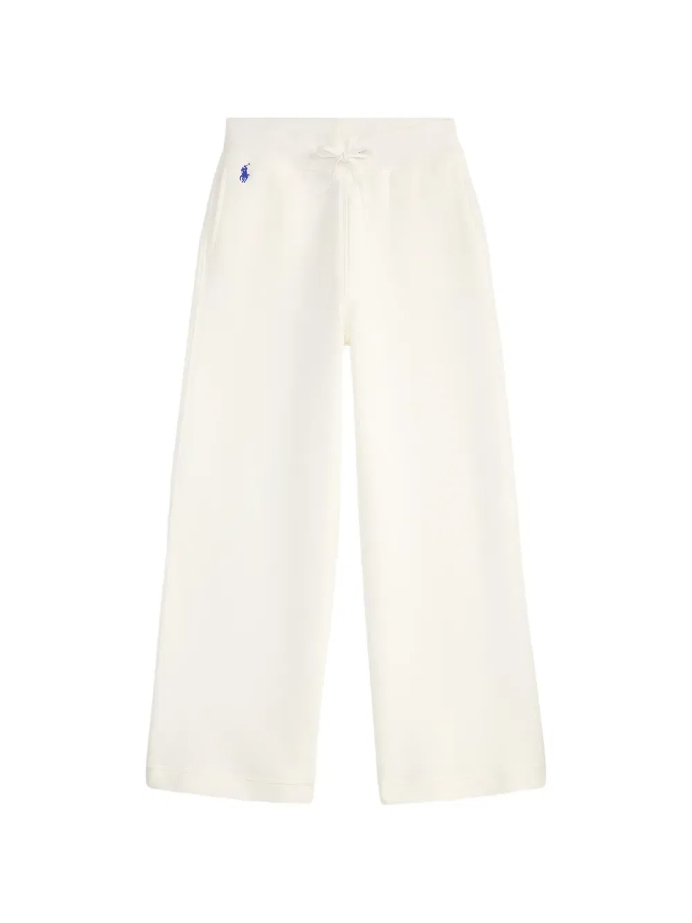 Широкие брюки с вышивкой «пони» Polo Ralph Lauren Kids, нейтральный