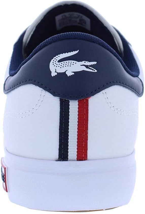 Кроссовки Lacoste Powercourt для мужчин, White, Navy/Red — фото 3