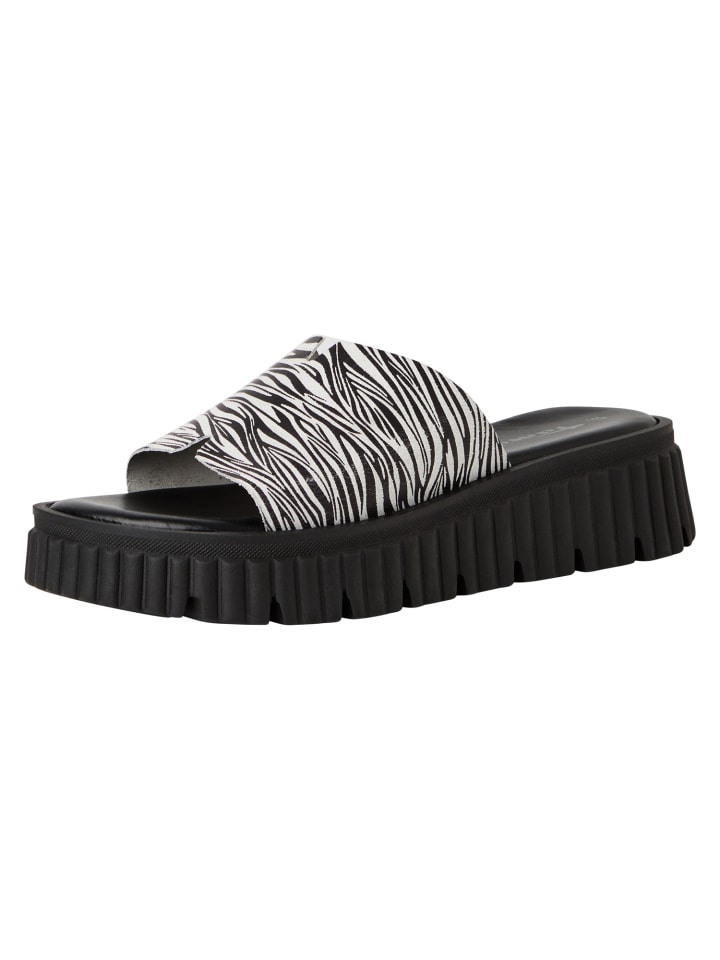 Мюли Tamaris, цвет zebra