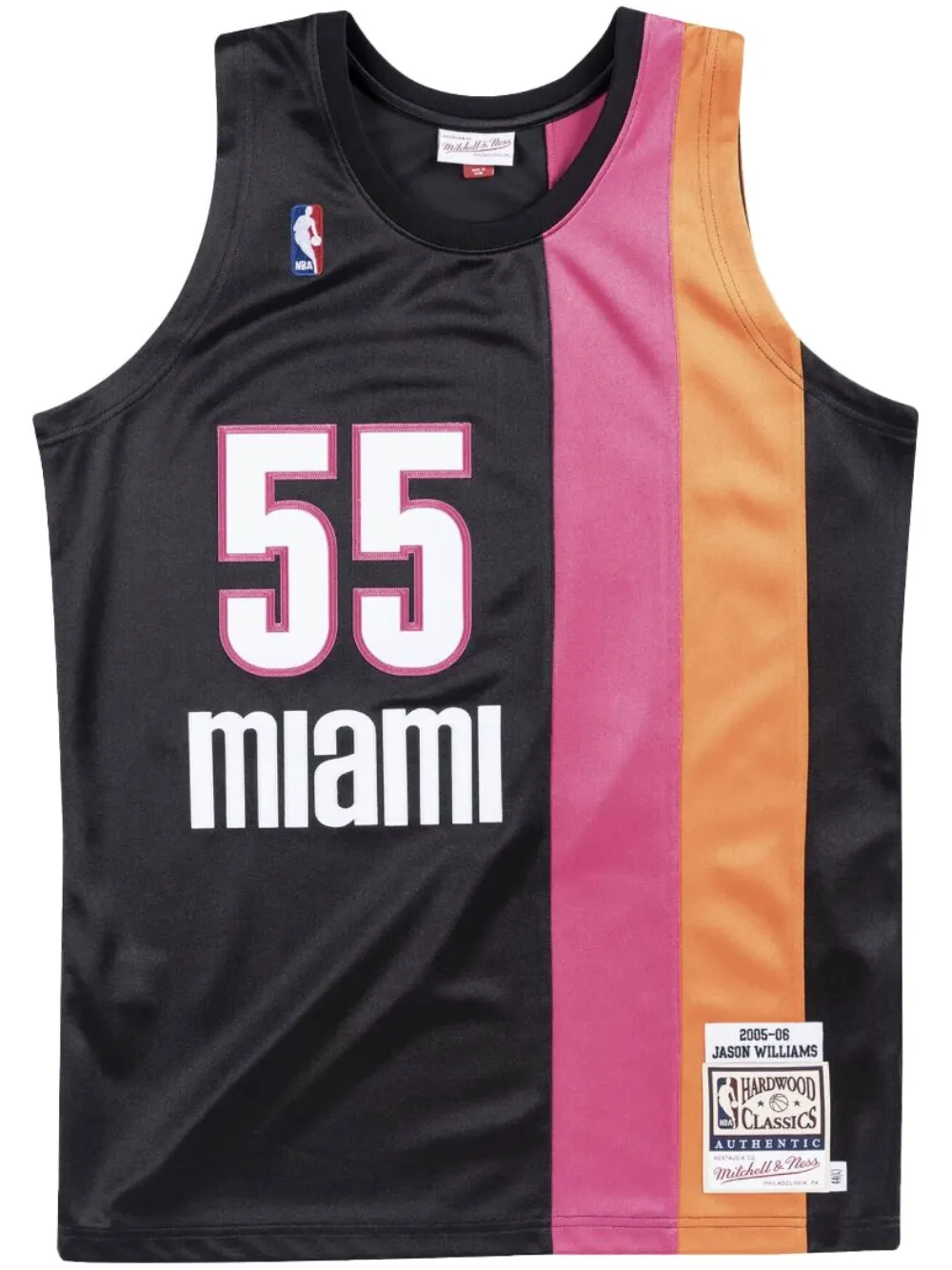 

Топ NBA Miami Heat 05 Jason Williams из джерси Mitchell & Ness, черный