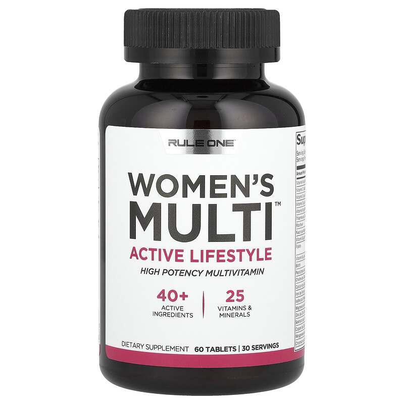 

Rule One Proteins, Women's Multi , для активного образа жизни, 60 таблеток