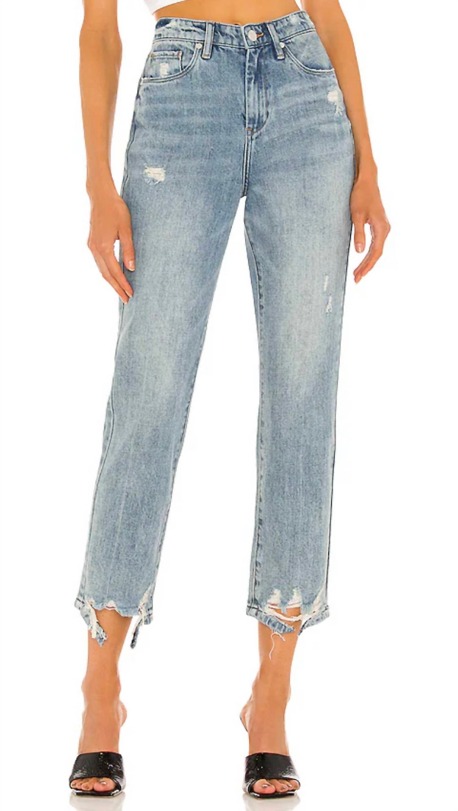 

Джинсы Madison Crop в синем цвете Double Agent BLANKNYC
