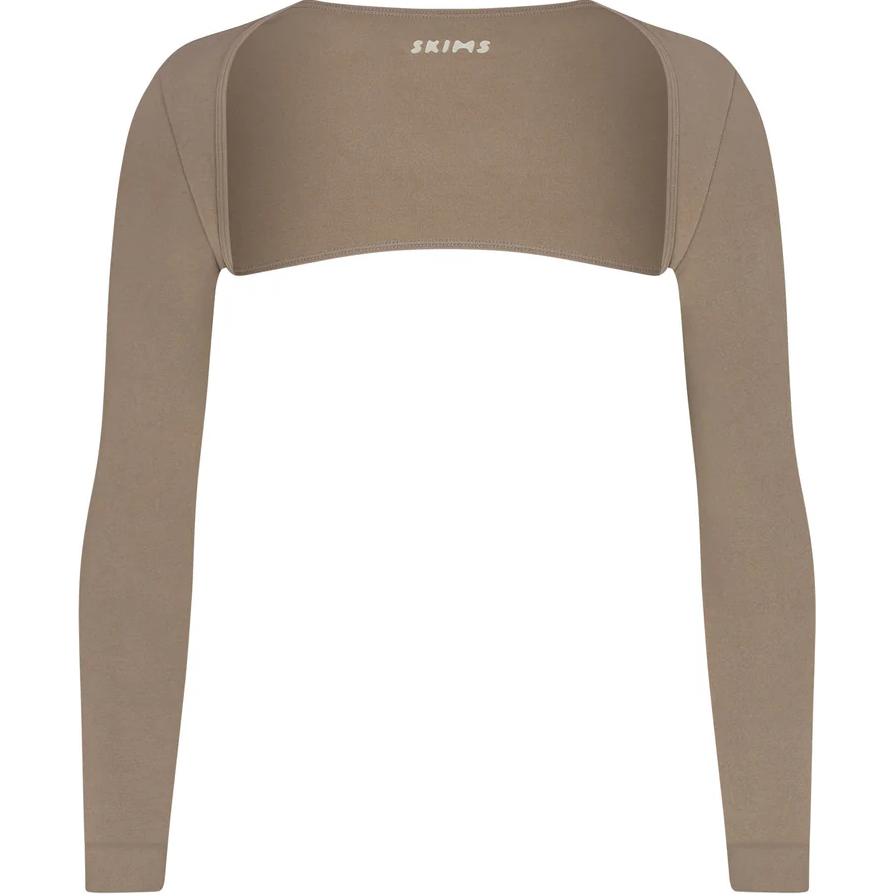 

Укороченное пальто CONTOUR NYLON SHRUG для женщин TRUFFLE Skims, коричневый