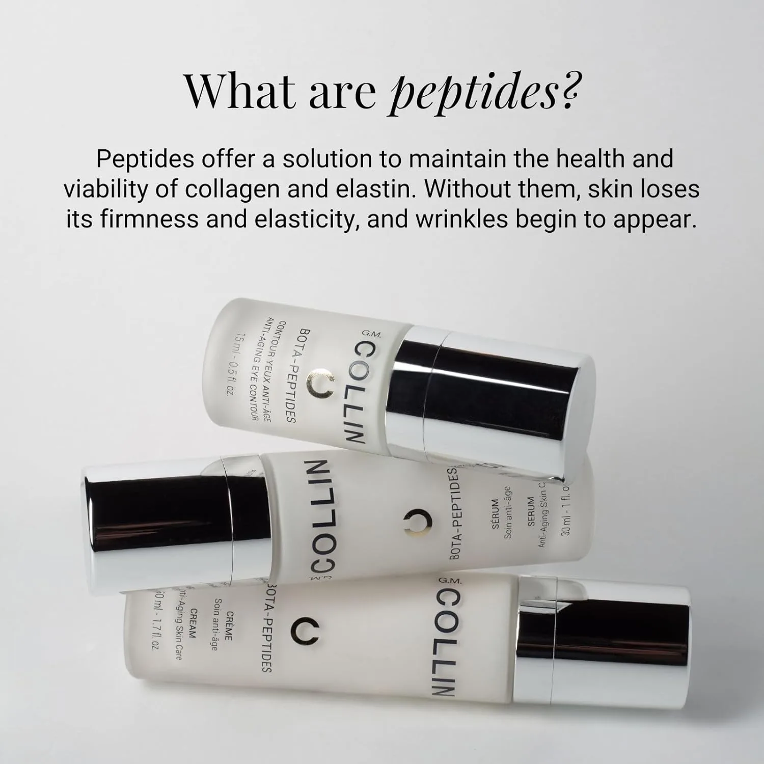 Сыворотка G.M. Collin — Bota-Peptides | Антивозрастная для лица с пептидами, придающими объем и разглаживающими — фото 4