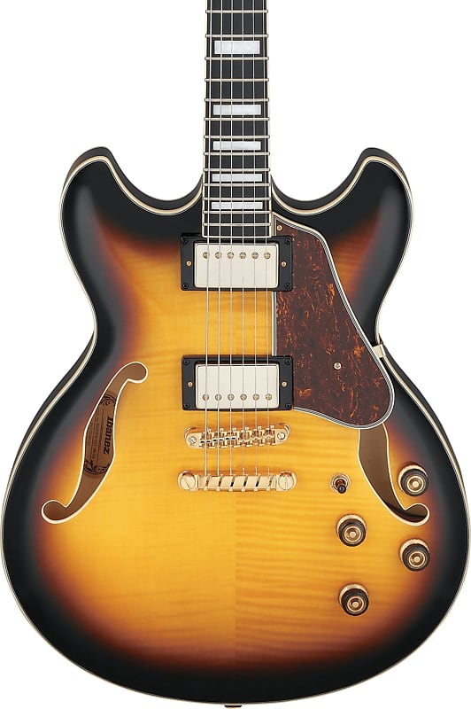 

Электрогитара Ibanez AS93FM Artcore Expressionist Semi-Hollow Guitar, Antique Yellow Sunburst