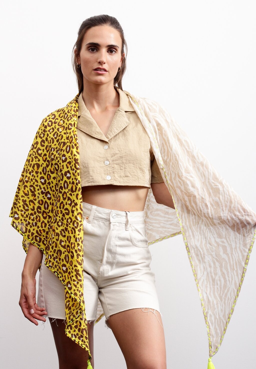 

Платок DREIECKSTUCH MIT ANIMAL-PRINT Codello, цвет gelb