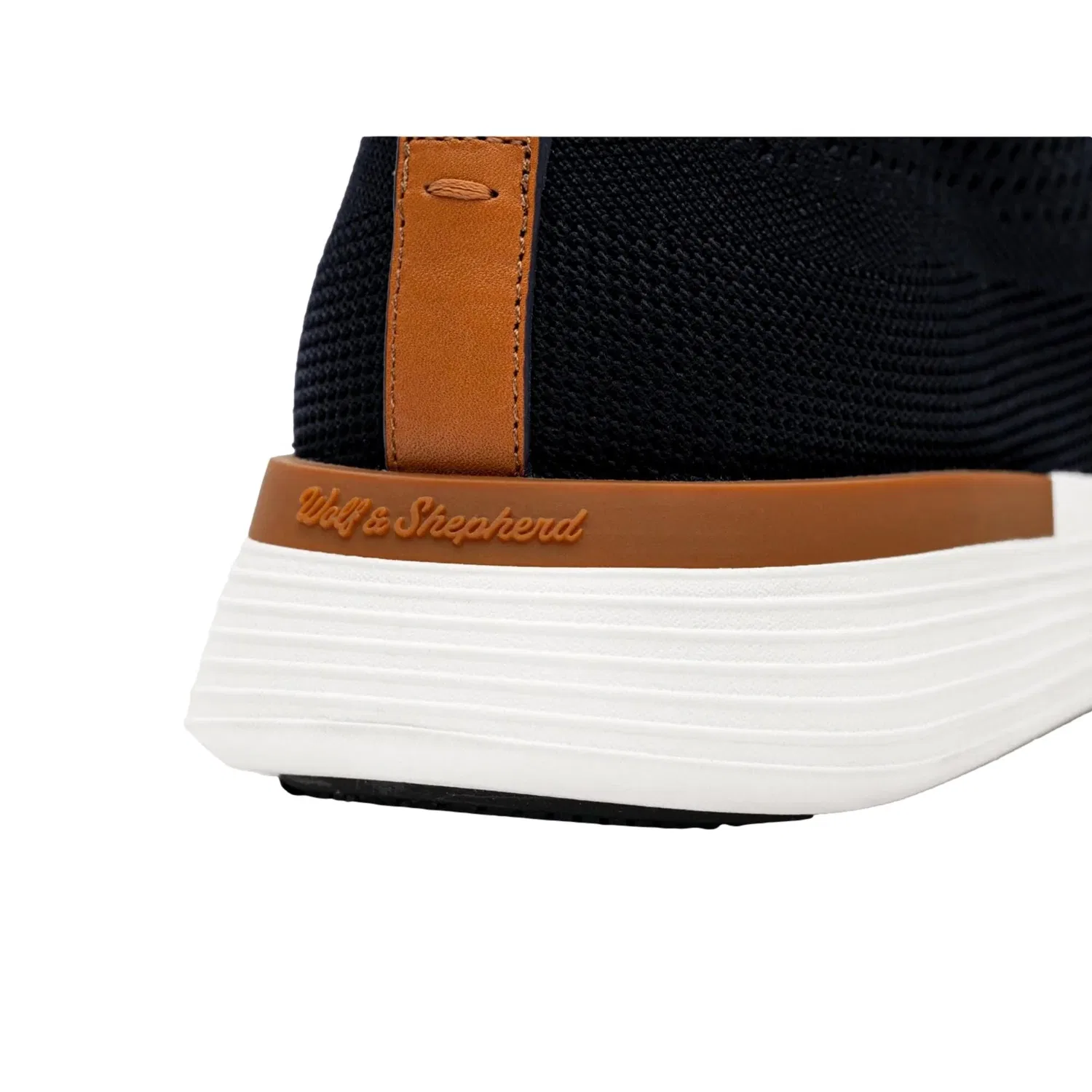 Мужские кроссовки Wolf & Shepherd SwiftKnit Derby темно-синие/белые WS-F20-SP06 — фото 4