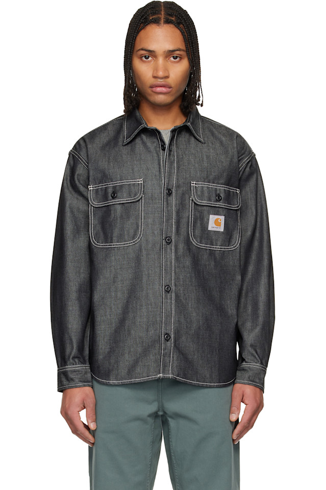 

Джинсовая рубашка Tigan Carhartt Work In Progress, черный