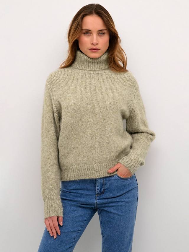 

Джемпер из полушерсти с круглым вырезом trina KAFFE, цвет Feather Grey Melange