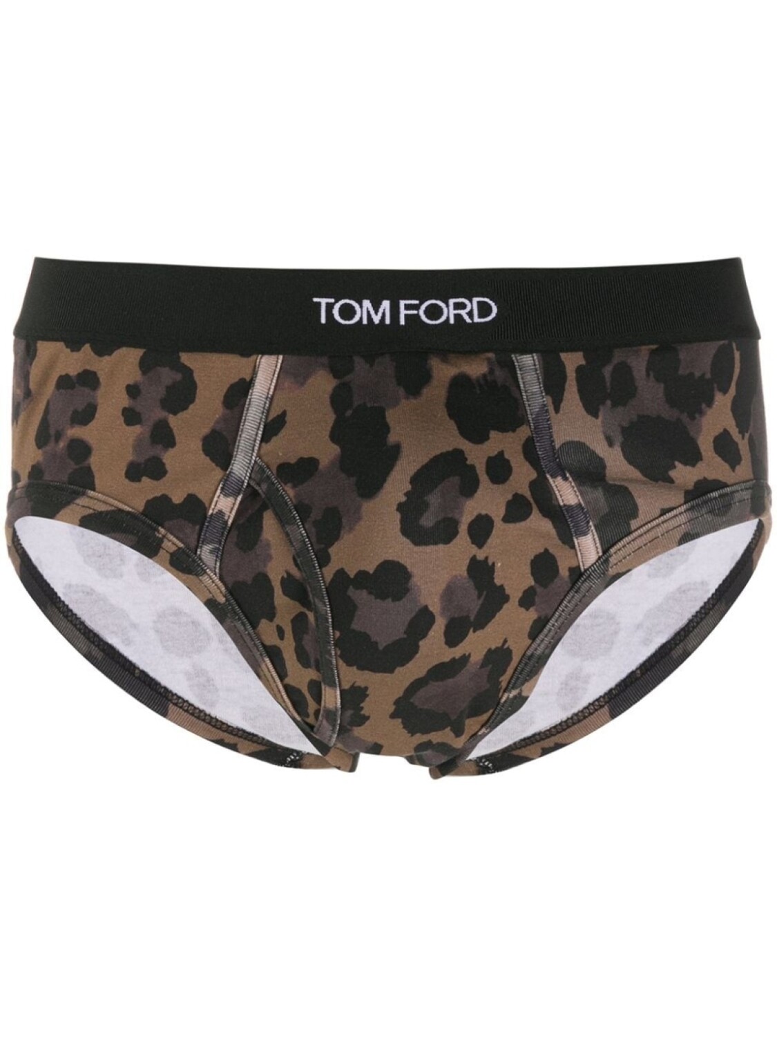 

TOM FORD трусы-брифы с леопардовым принтом, коричневый