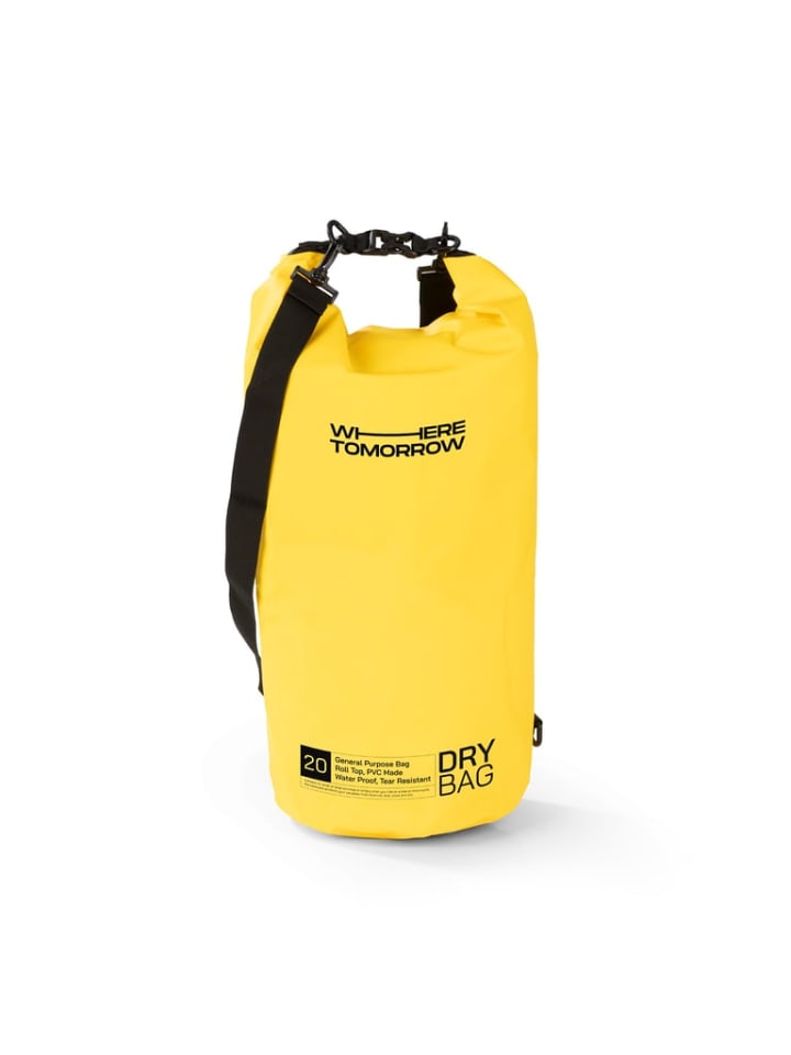 

Водонепроницаемая сумка из ПВХ - Модель 01 - 20 л - желтая Where Tomorrow