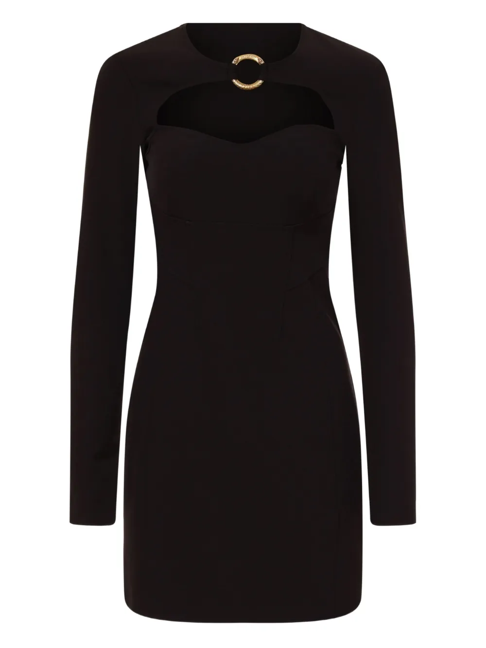 

Платье мини с декоративным кольцом Just Cavalli, черный