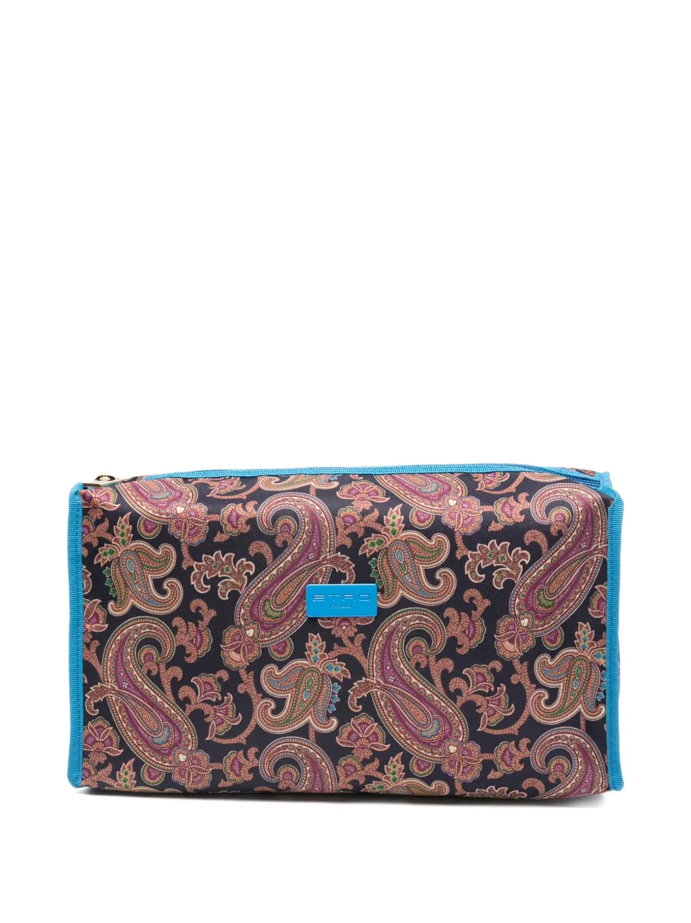 

Косметичка-трапеция с принтом «пейсли» ETRO, синий