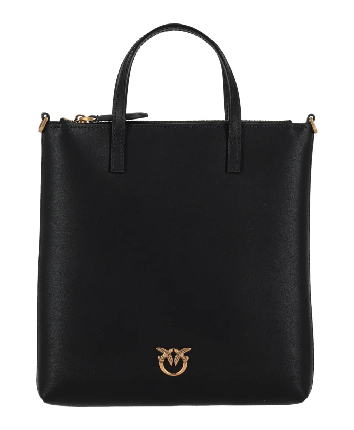 

Мини-Сумка-Шоппер из кожи в цвете z99q Pinko, черный