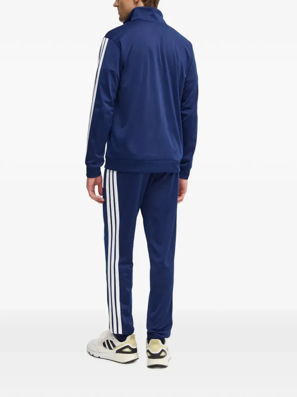 Спортивный костюм на молнии с боковыми полосками Adidas, синий — фото 4