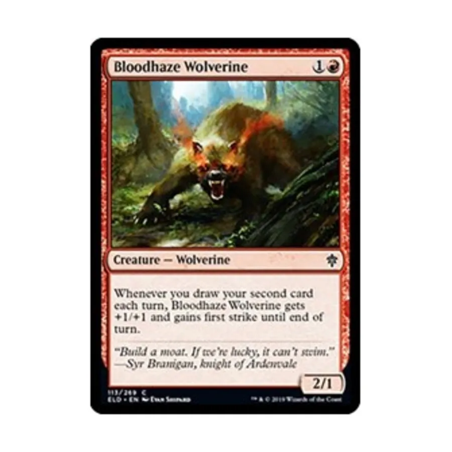 

CCG Кровавая Росомаха (клавиша C), MTG - Throne of Eldraine