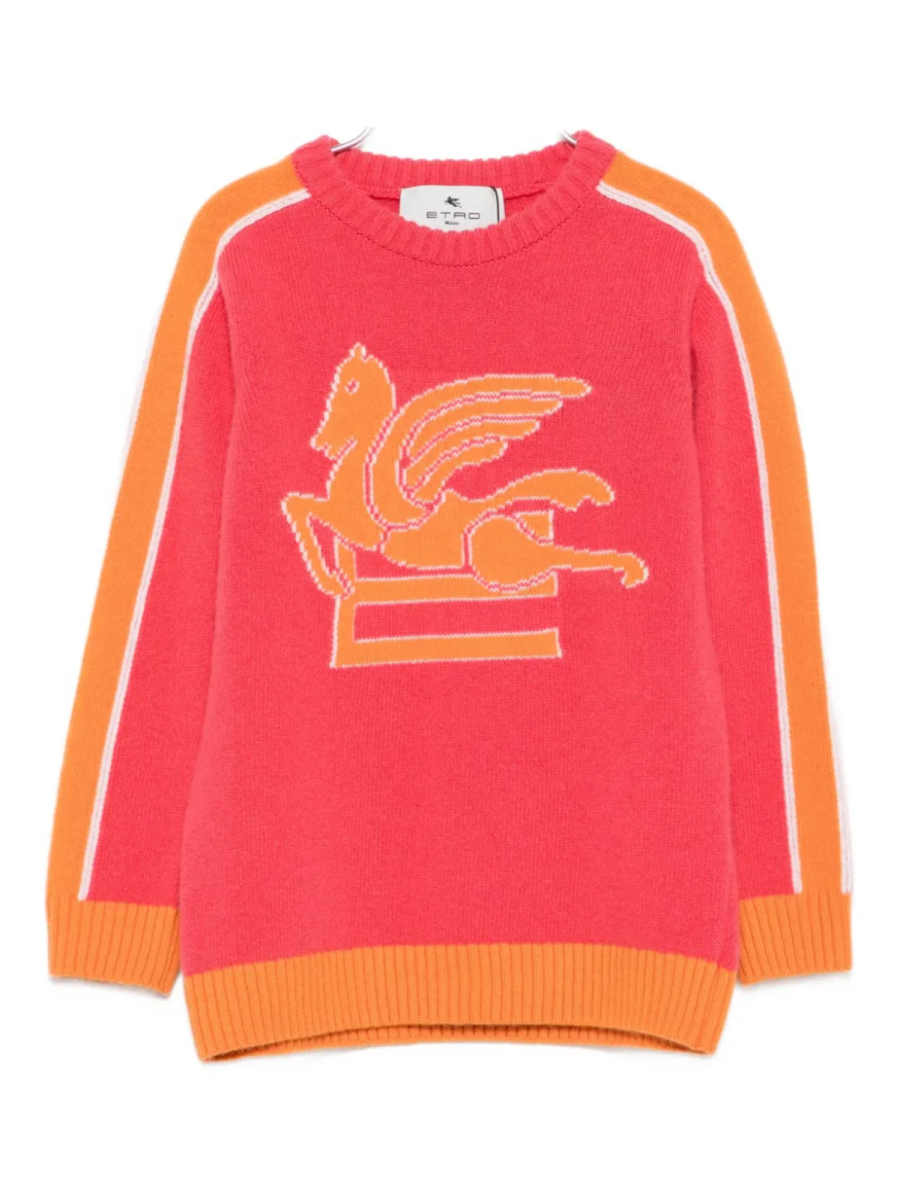 

Свитер с мотивом Пегаса ETRO KIDS, розовый