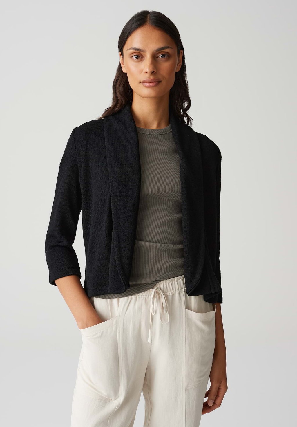 

Кардиган RELAXED FIT 3/4 SLEEVE OPUS, черный
