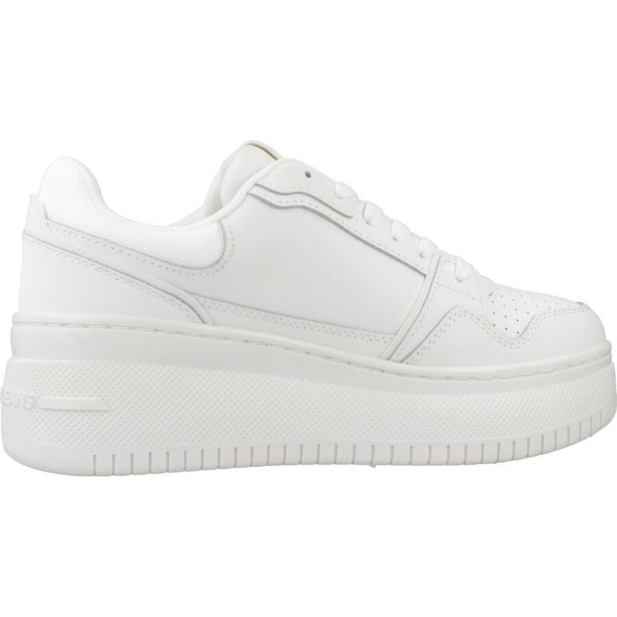 TOMMY HILFIGER Кроссовки Tommy Jeans модель Tjw Retro Basket Flatfor цвет белый — фото 4