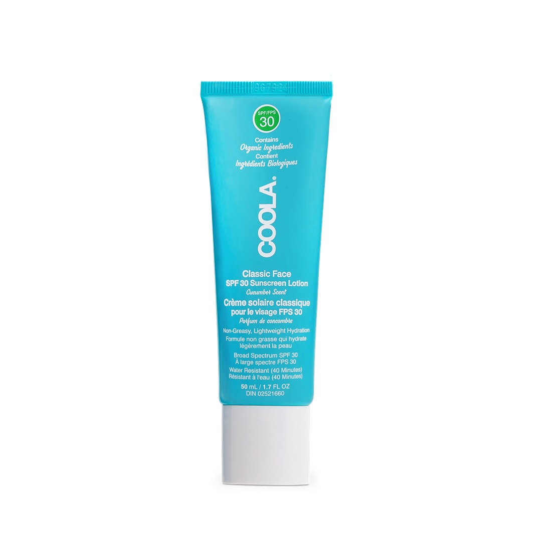 

Солнцезащитный крем classic classic face spf 30 - cucumber Coola, объем 50 мл