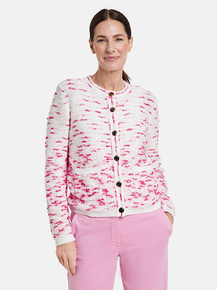 

Кардиган Gerry Weber, цвет weiß/pink