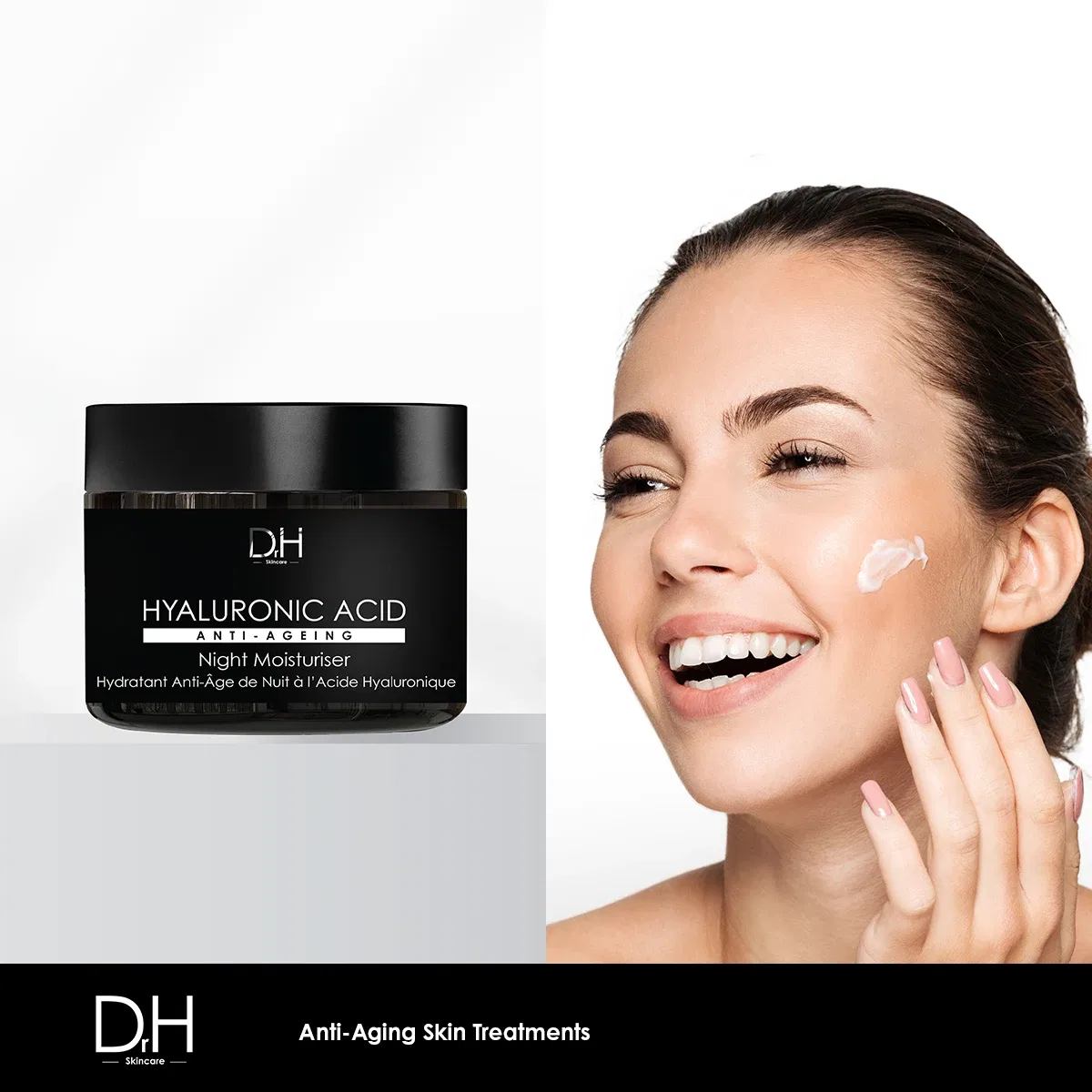 Крем для лица Skinchemists — Ночной увлажняющий с гиалуроновой кислотой, 60 мл — фото 4