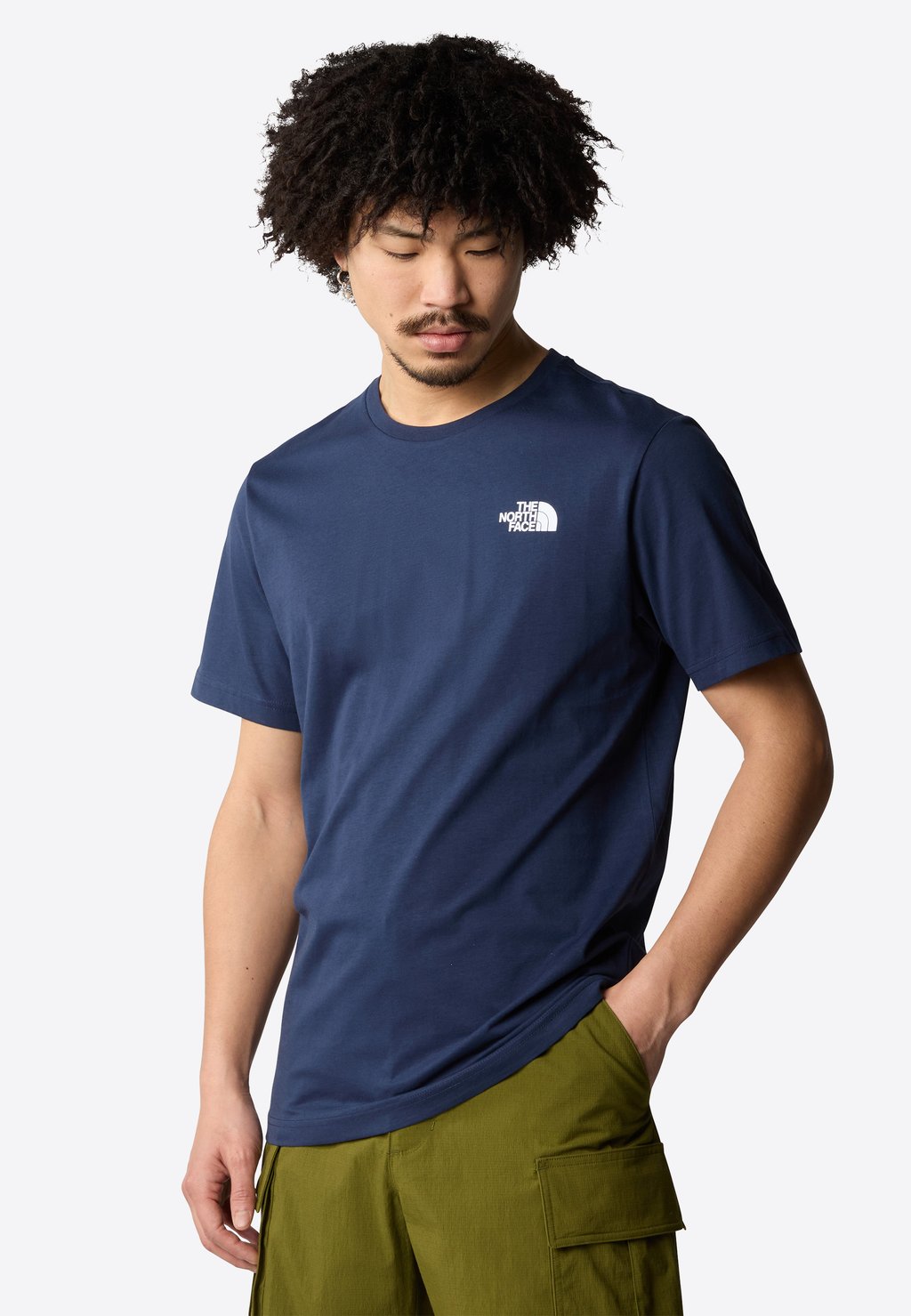 

Футболка с принтом Tee The North Face, Summit Navy TNF белая