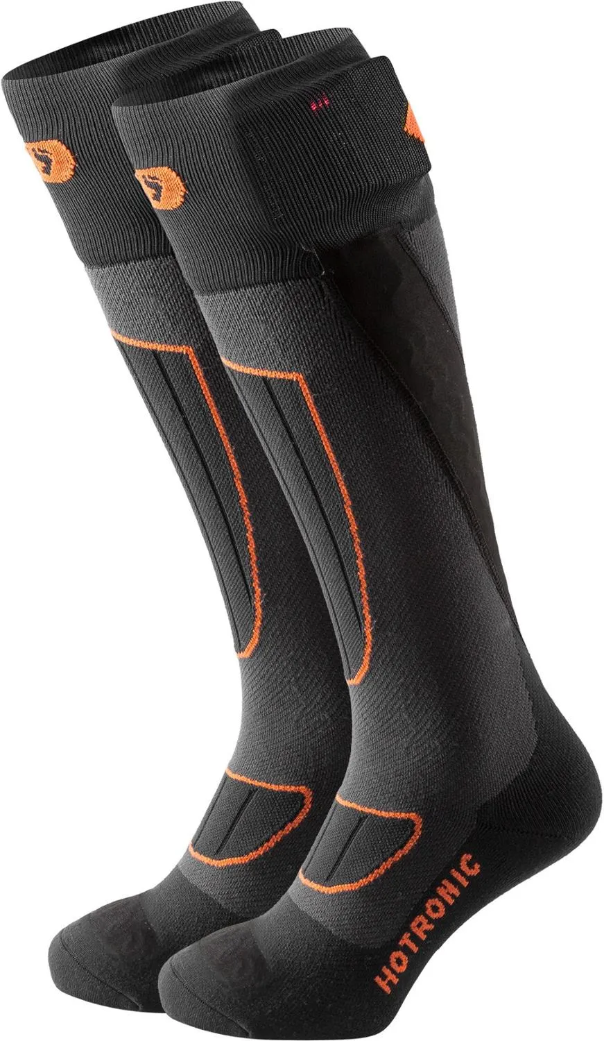 

XLP PFI 50 Термоноски с комфортным обогревом Hotronic, Black/Orange