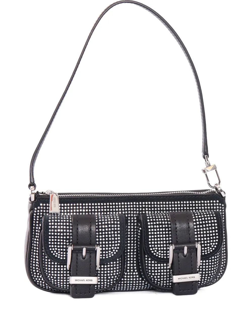 

Малая украшенная сумка на плечо Zoe Michael Kors Kids, черный