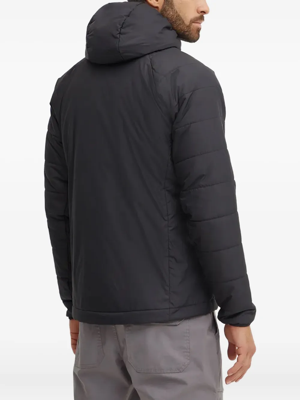 Утепленная куртка с капюшоном adidas, черный — фото 3