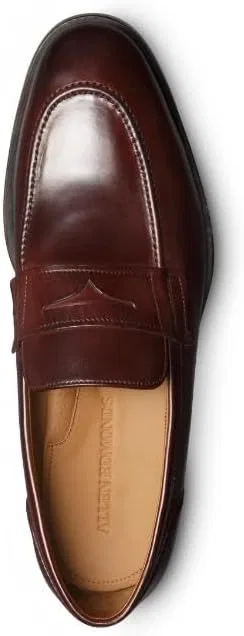 Лоферы Allen Edmonds Eli, Бордово-красная кожа — фото 4