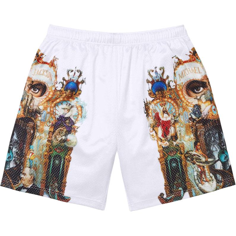 Футболка-сетка Michael Jackson Dangerous Supreme, royal синий — фото 2
