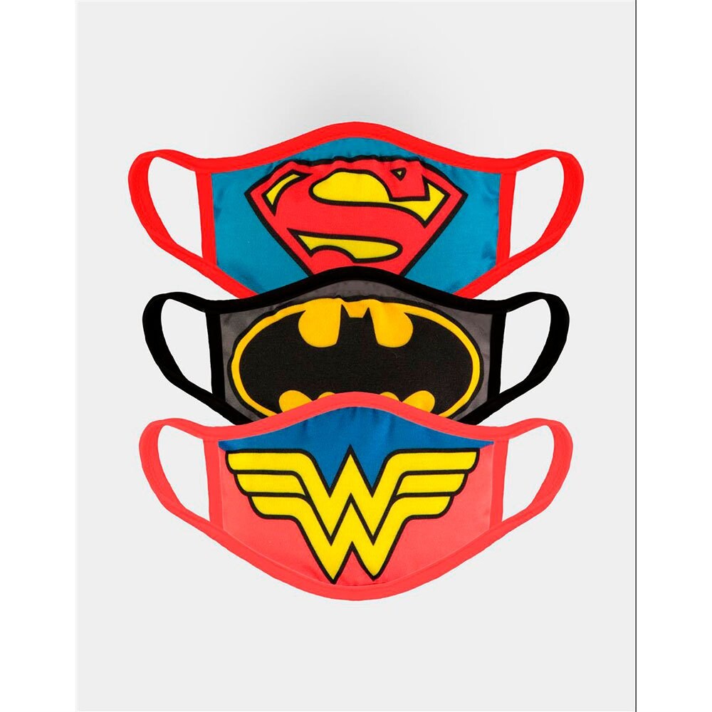 

Маска Dc Comics Batman 3 Pack Adjustable, разноцветный