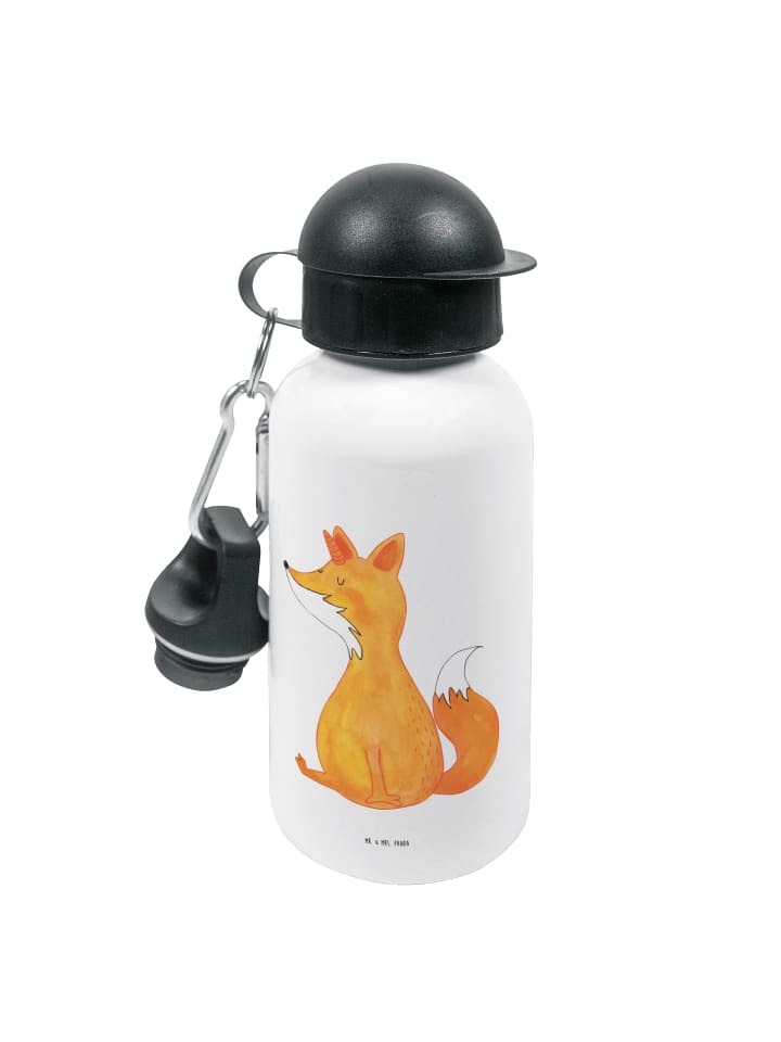 

Mr. & Mrs. Panda Бутылка для воды с изображением единорога, без надписи, белая