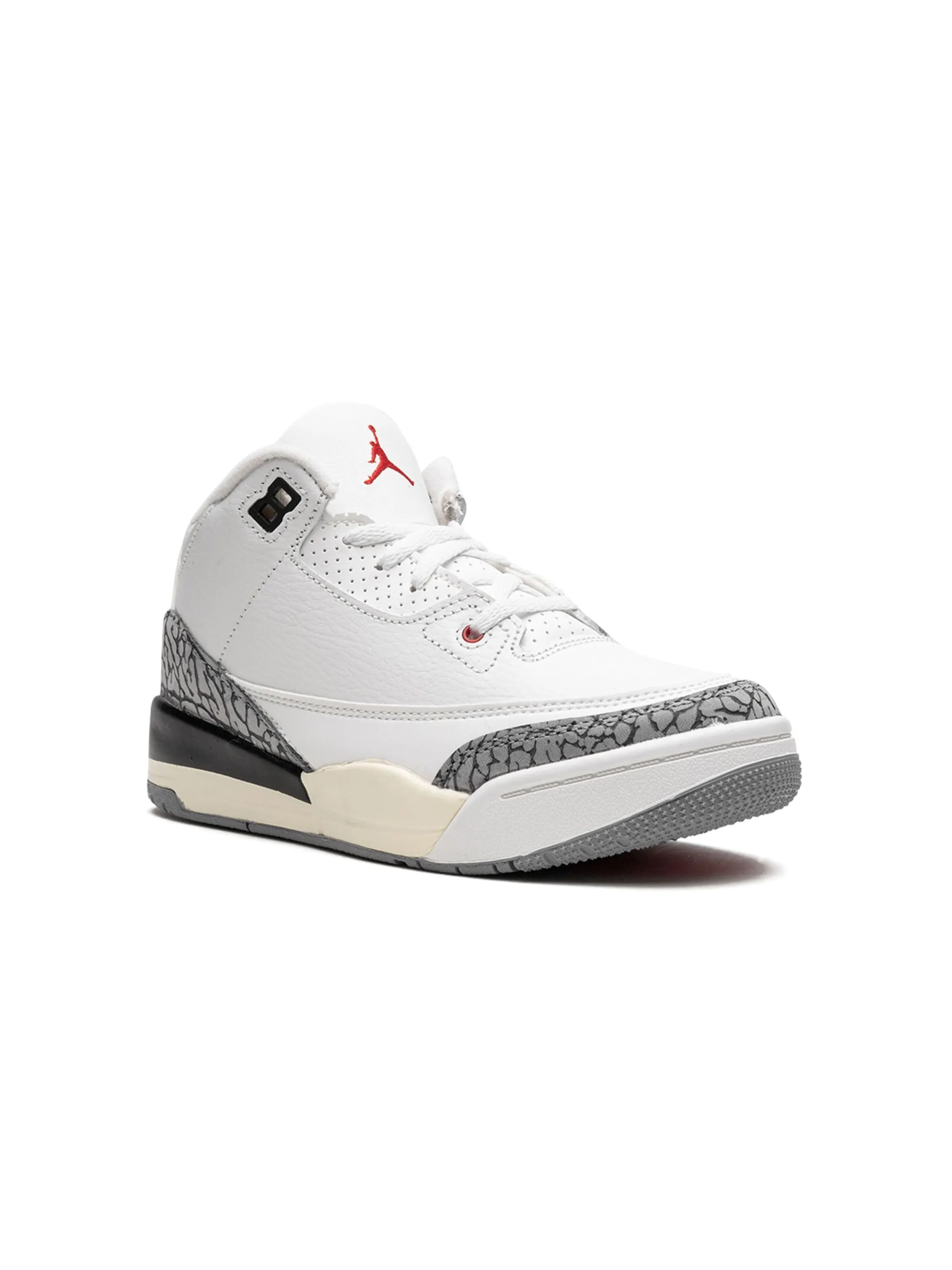 

Кроссовки Air Jordan 3 Cement Reimagined 2023 Jordan Kids, белый