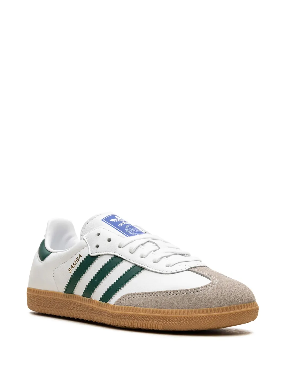 Кроссовки Samba Collegiate Green Adidas, белый — фото 2