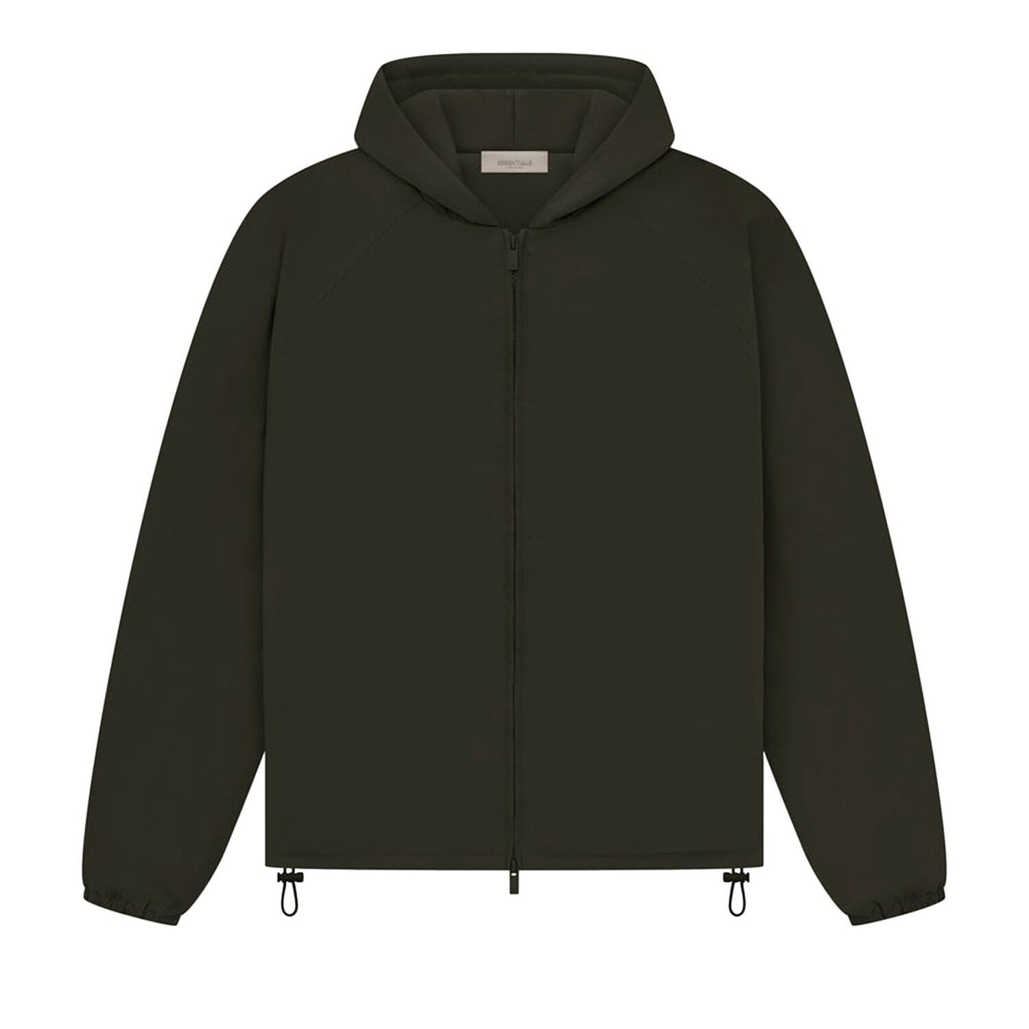 

Куртка на молнии Fear of God Essentials, цвет Off Black