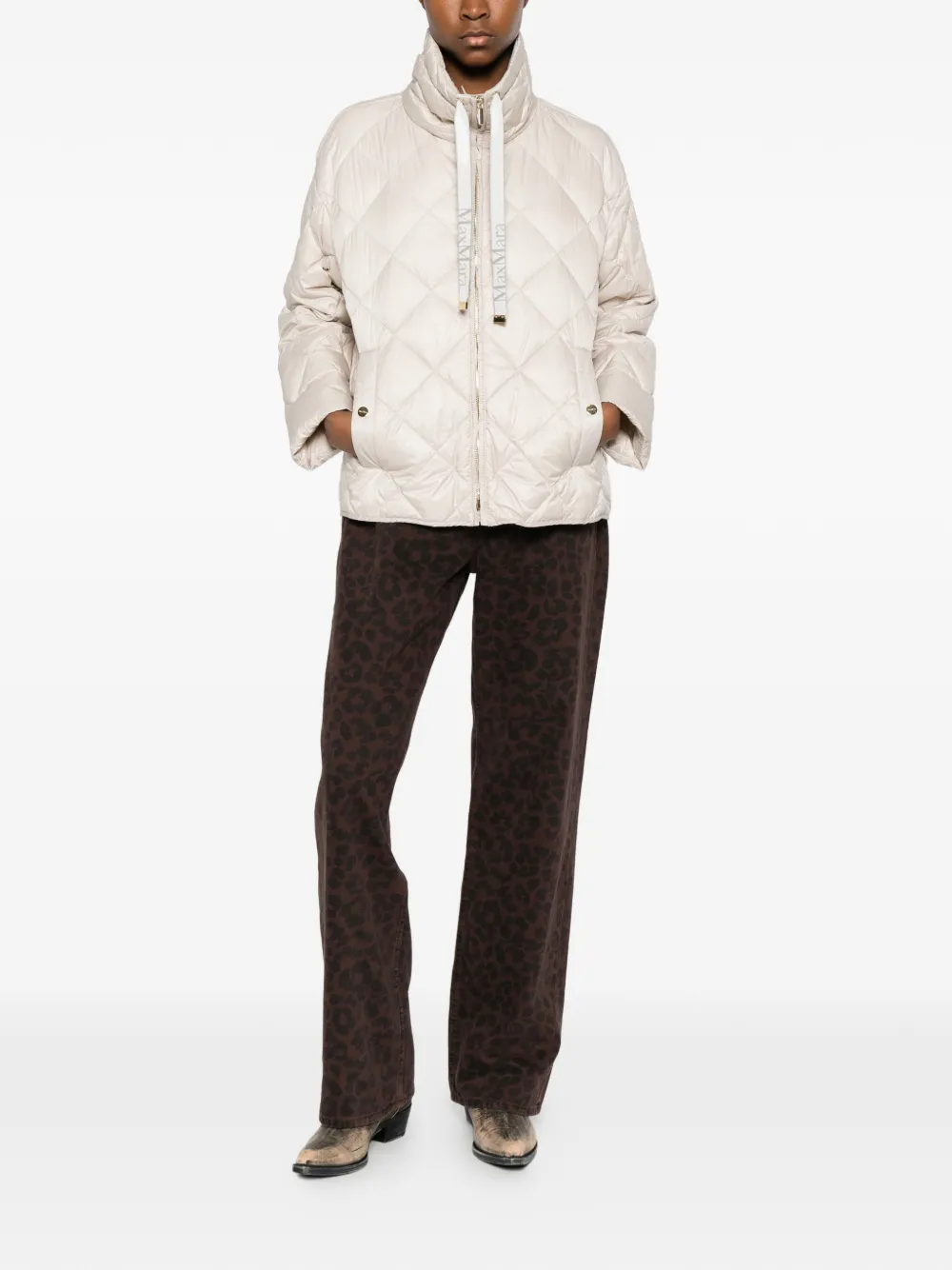 Софтшелл-куртка Mtcp Max Mara, бежевый — фото 2