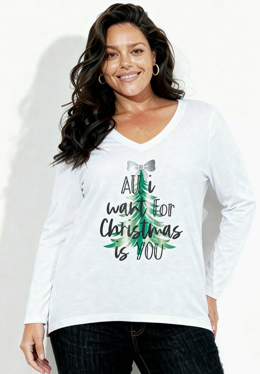 

Топ Angel of Style MIT WEIHNACHTSBAUM, Snow White/White