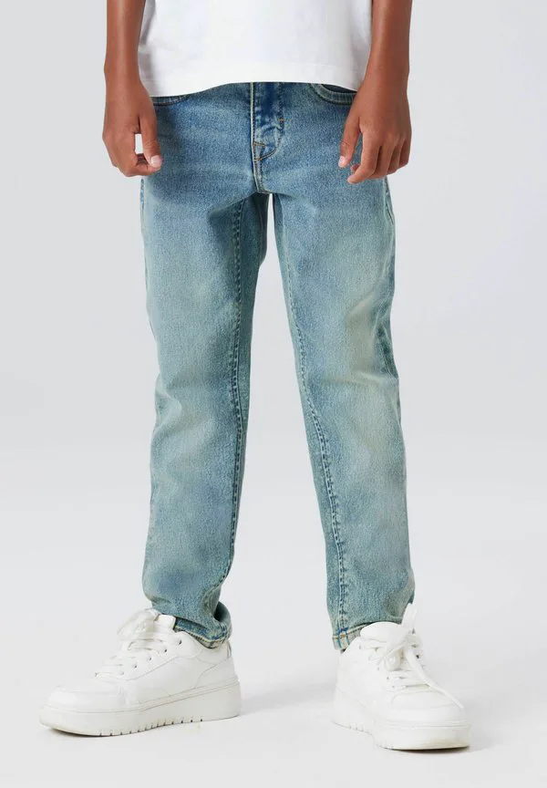 Джинсы прямого кроя nkmsilas noos Name It, Vintage Medium Blue Denim — фото 2