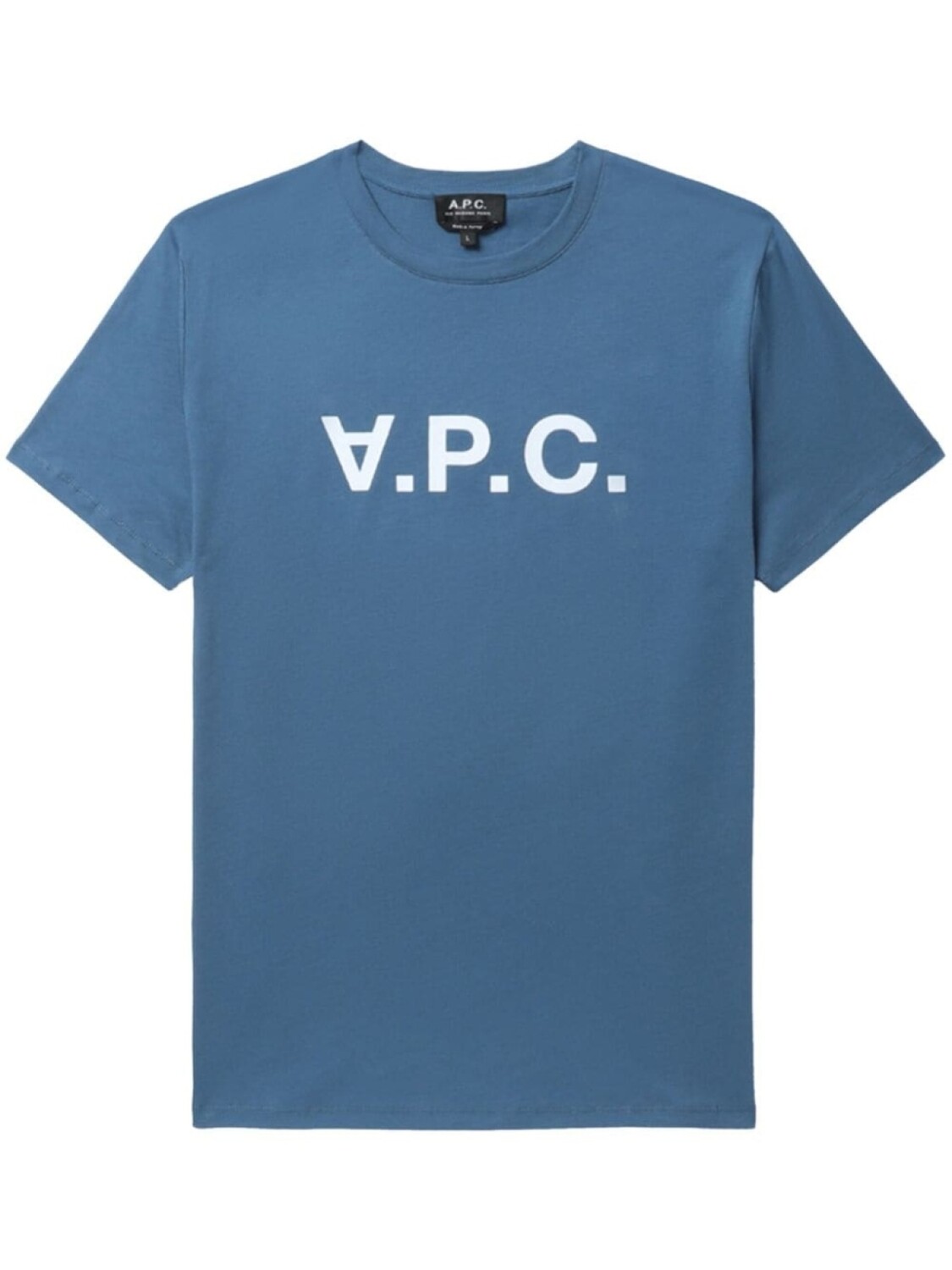 

A.P.C. футболка с логотипом, синий