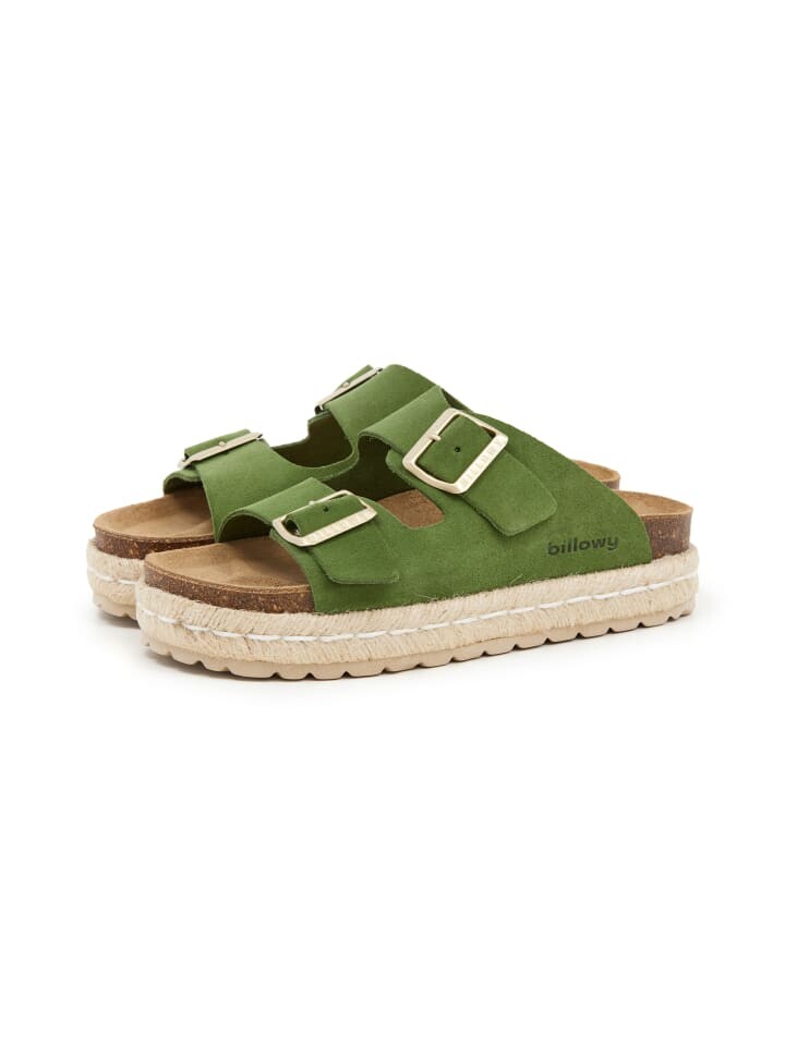 Мюли billowy Pantoletten, зеленый — фото 2