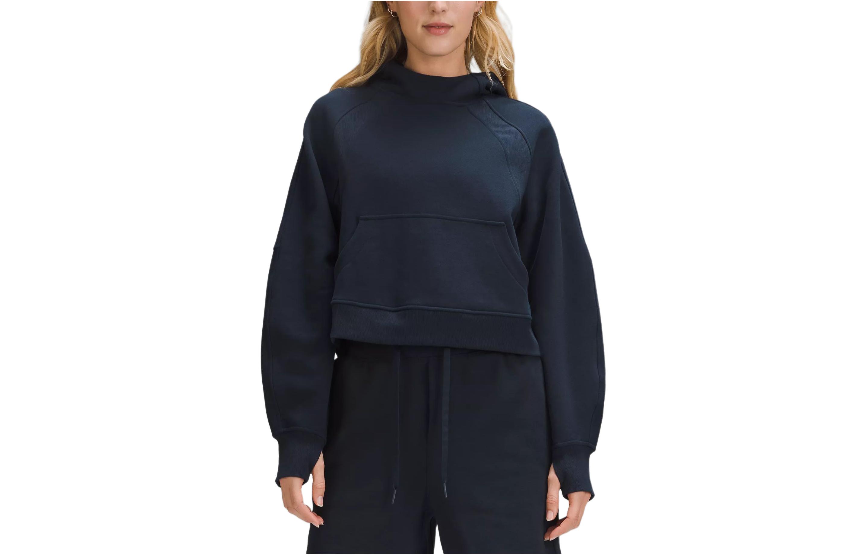 

Футболка Scuba Series оверсайз с капюшоном Lululemon, цвет костяной белый