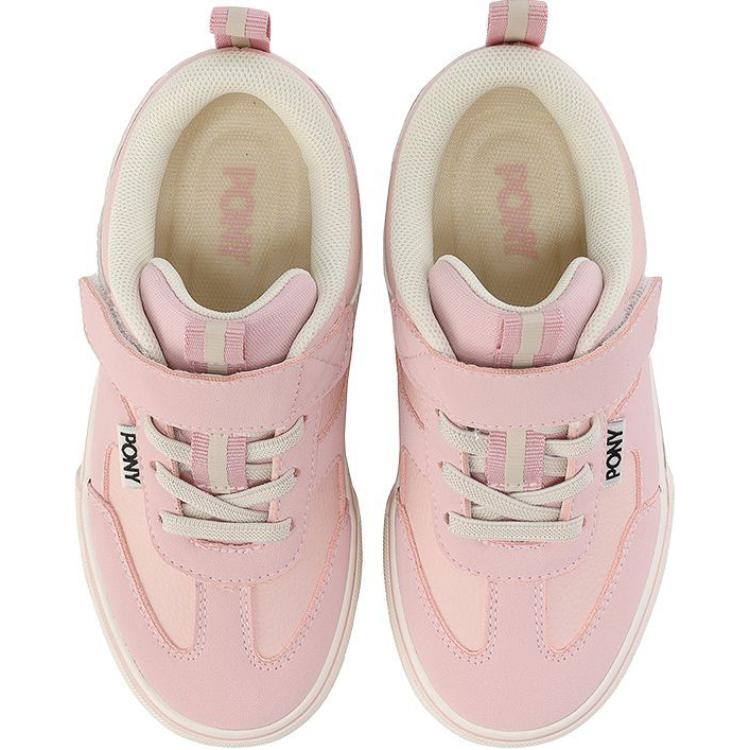 Pony Антискользящие износостойкие низкие детские скейтерские кроссовки Pink Kids — фото 4