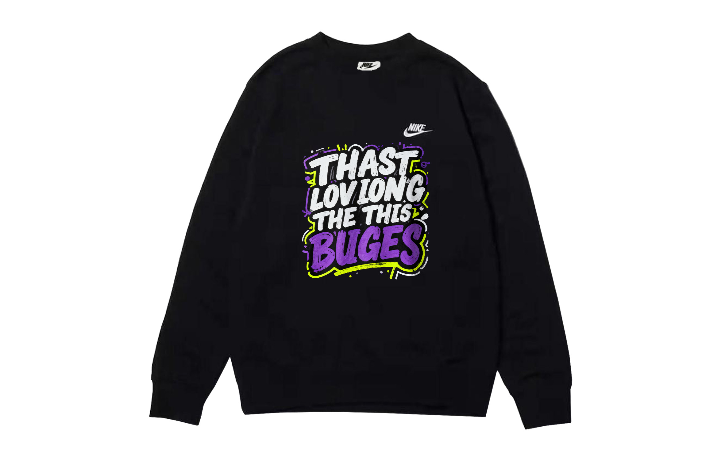 

Спортивный свитшот мужской Nike, черный