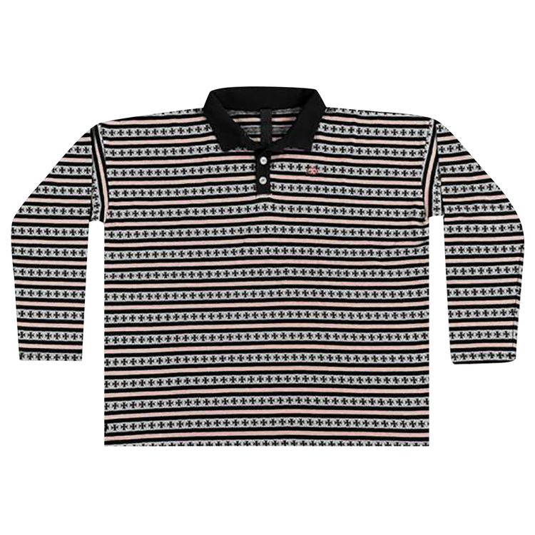 

Футболка Chrome Hearts Matty Boy Teens From Mars Stripe Polo Multicolor, разноцветный